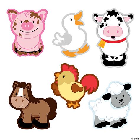 Printable Farm Animal Cutouts